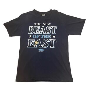 Vintage 2008 Gildan Beast of the East T-Shirt Tampa Bay Rays Baseball Men's M‎